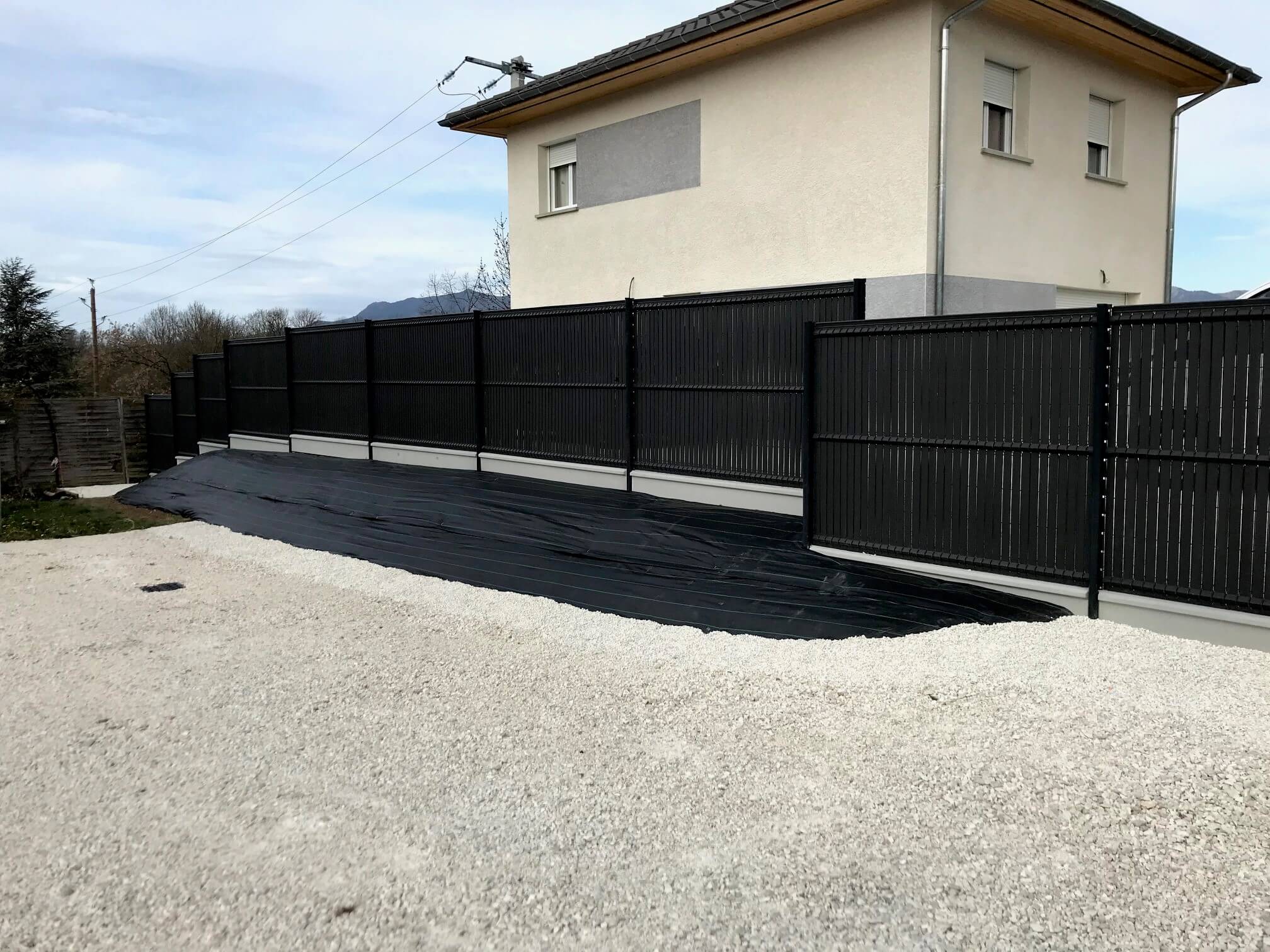 Construction de cloture